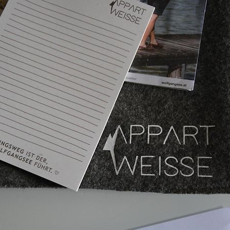 Appart Weisse Urlauben Am Wolfgangsee سانكت جيلجن المظهر الخارجي الصورة