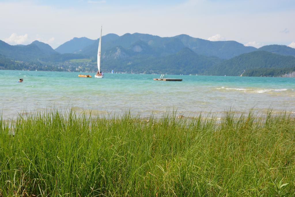 Appart Weisse Urlauben Am Wolfgangsee سانكت جيلجن المظهر الخارجي الصورة